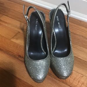 Nine West sparkly pumps